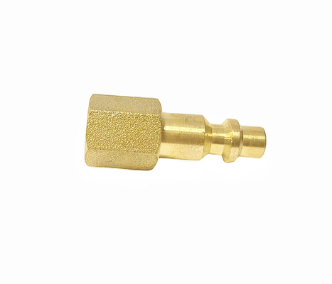 1/4" FNPT Highflowpro Brass Pipe Fitting Brass Air Plug Fitting V Style